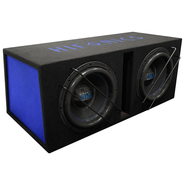 Hifonics ZSPL12DUAL basskasse 2x12", 1200W RMS, 2400W Maks, 2x4 Ohm 