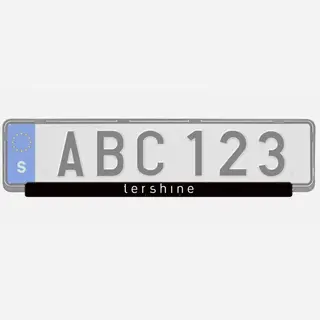 Tershine Skiltplatelist For Bil-skilt