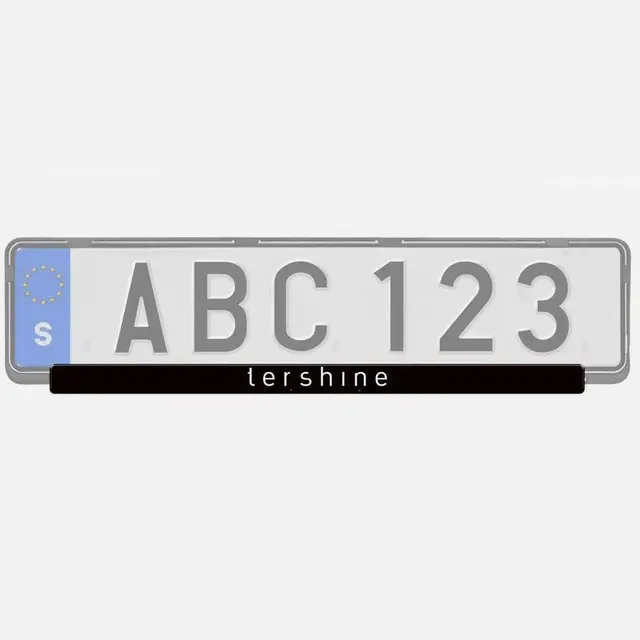 Tershine Skiltplatelist For Bil-skilt 