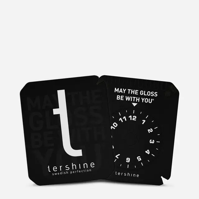 Tershine Isskrape & P-skive med Tershine logo 