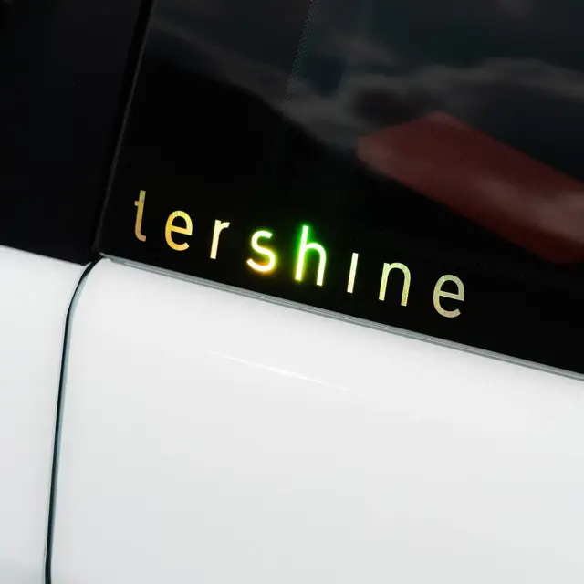 Tershine Utskåret dekal Tershine, Holografisk, 12cm 