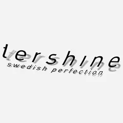 Tershine Utskåret dekal Tershine, Sort, 30cm