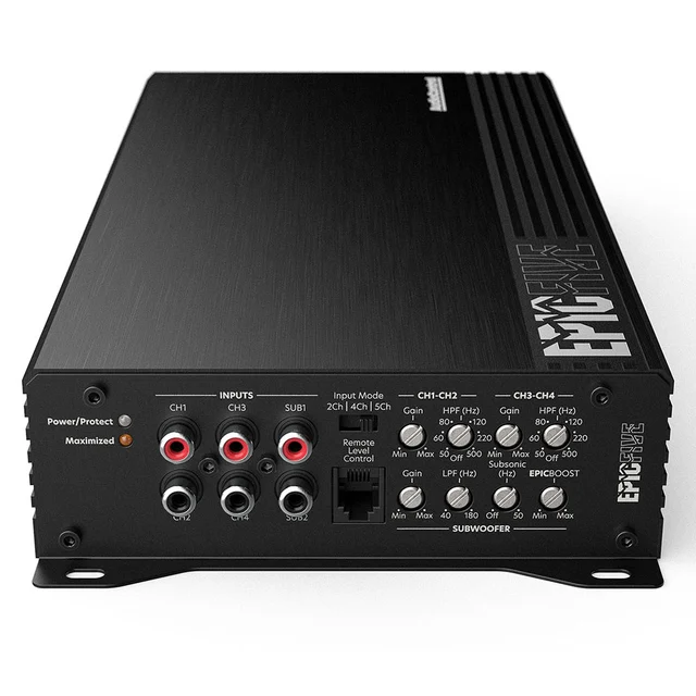 AudioControl EPICFIVE 5-kanalsforsterker 4x150W+700W RMS, EPIC-serien 