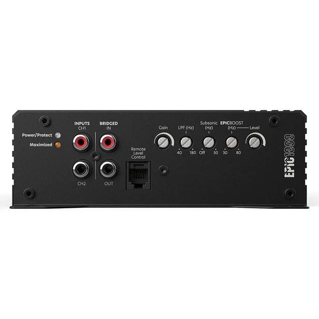 AudioControl EPIC1000 monoforsterker 1000W RMS, 1 Ohm, EPIC-serien 