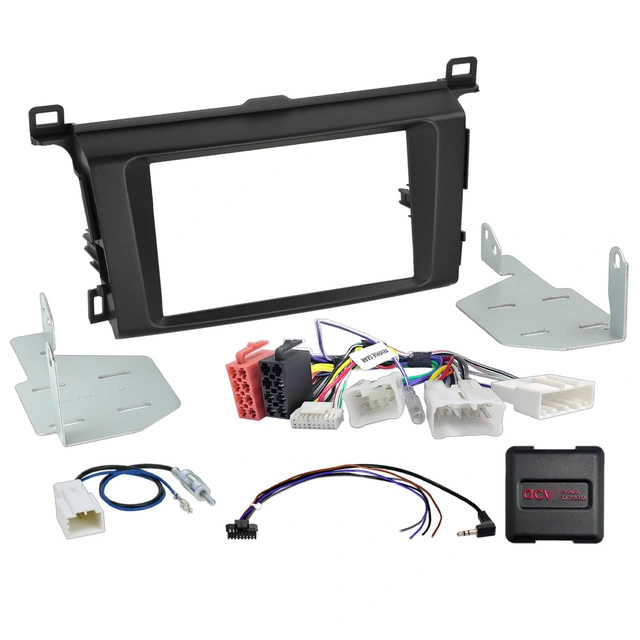 2-DIN monteringssett - komplett Rav4 (2013-2018) u/JBL Soundsystem 