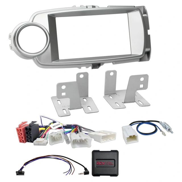 2-DIN monteringssett - komplett Toyota Yaris (2012-2014) 