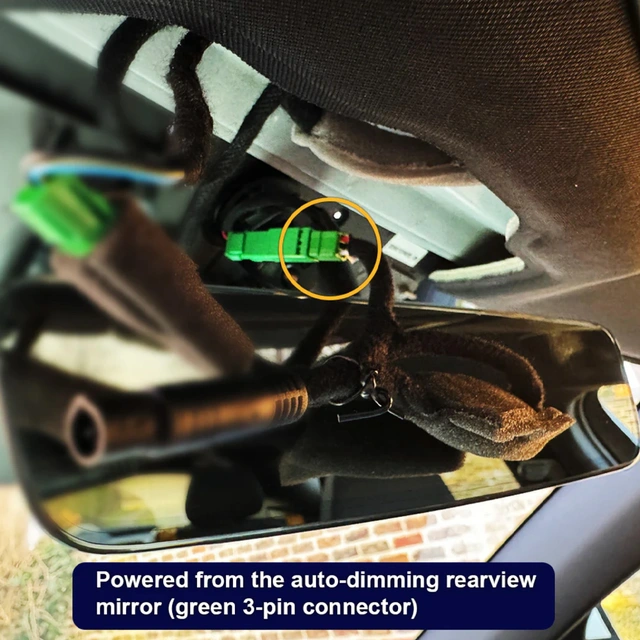 FITCAMX Integrert 4K Dashcam (foran+bak) Polestar 3 (2024 ->) 