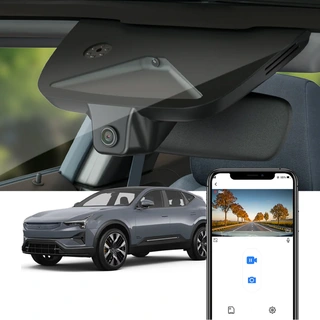 FITCAMX Integrert 4K Dashcam (foran+bak) Polestar 3 (2024 ->)