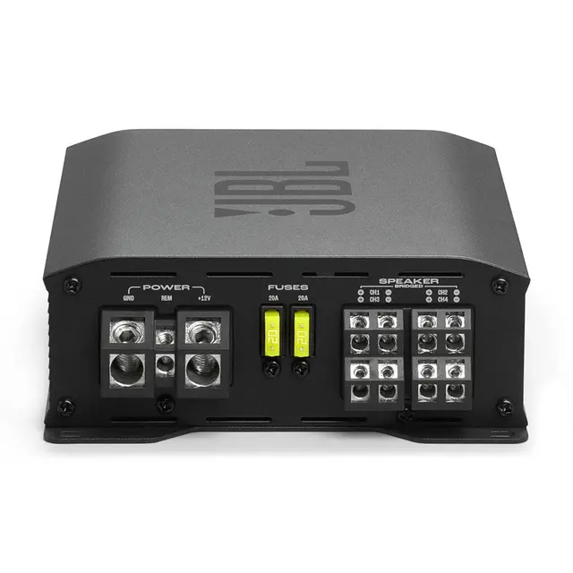 JBL Stage GT 60041 4-kanals forsterker 4x90W RMS i 2 Ohm, Klasse D. Kompakt 