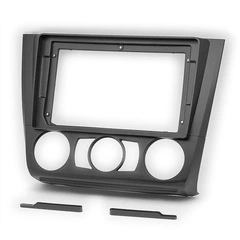 Monteringsramme for 9" spiller BMW 1 (2007-2011) u/iDrive, m/manu AC