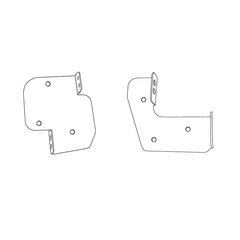 2-DIN monteringsbraketter Toyota HiAce (2007-2012)