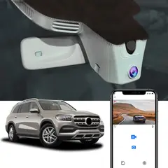 FITCAMX Integrert 4K Dashcam (foran+bak) MB GLE/GLS (2019 -->) "C"