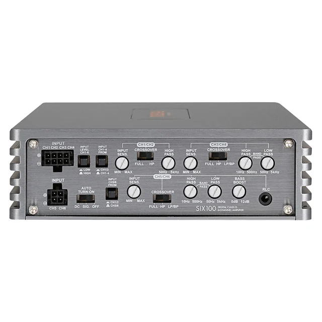 Musway SIX100 6-kanals forsterker 6x180W RMS i 2 Ohm 