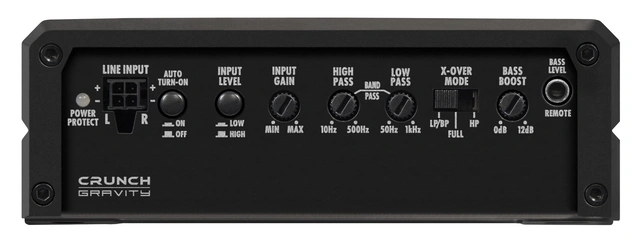 Crunch GTX800.2D 2-kanals forsterker 2x200W RMS i 2 Ohm. Klasse-D 