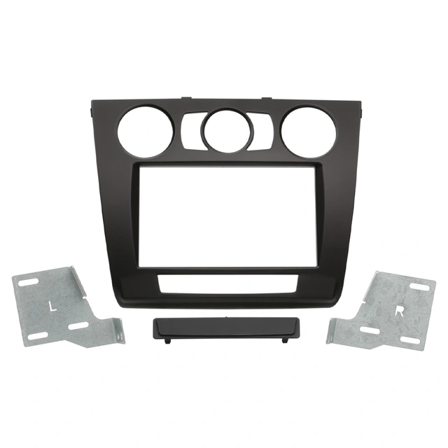 ACV 2-DIN monteringsramme - Manuell AC BMW 1-serie (2007-2011) u/iDrive 