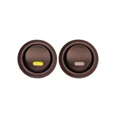 Bryter av-på med lys for innfelling