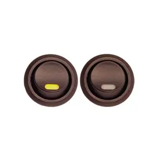 Bryter av-på med lys for innfelling