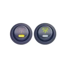 Bryter med belyst innelys symbol for innfelling