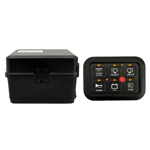 BriodTech Kontrollpanel 6-kanals kontrollpanel, 12/24V 