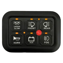 BriodTech Kontrollpanel 6-kanals kontrollpanel, 12/24V