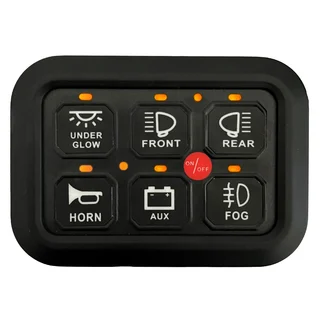 BriodTech Kontrollpanel 6-kanals kontrollpanel, 12/24V