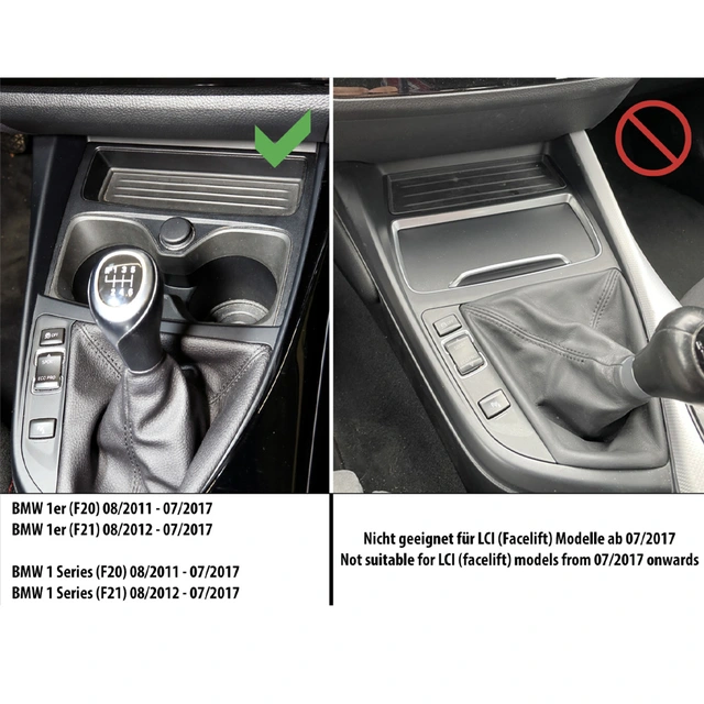 Inbay Trådløs mobillader (15W Qi) BMW 1-serie (2012-2019) 