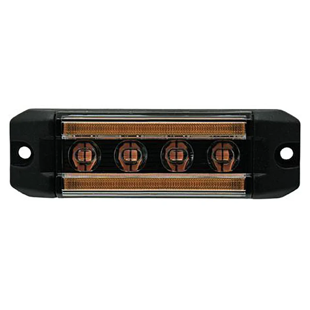 PROPLAST markeringslys Gul m/varsellys Gul, 12/24V, ECE R65 