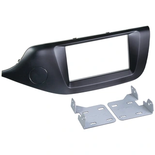 ACV 2-DIN monteringsramme - Matt sort Kia Cee'd (2013-2018)