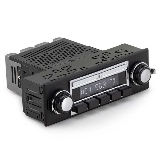 RetroSound Liberty DAB+ RetroRadio 60-70'talls bilmodeller med 1-DIN radio 