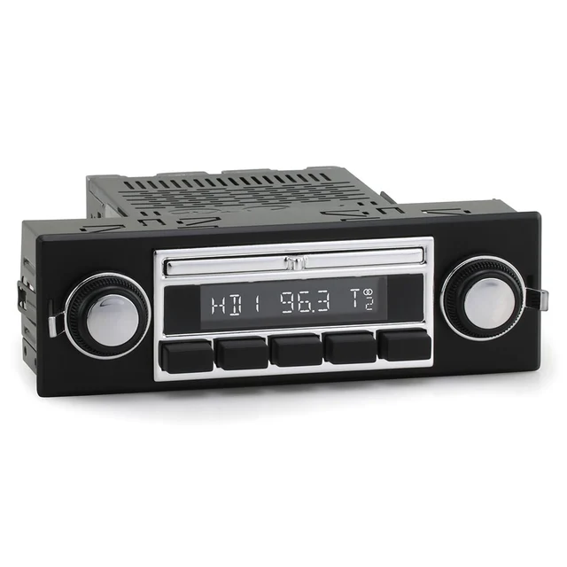 RetroSound Liberty DAB+ RetroRadio 60-70'talls bilmodeller med 1-DIN radio 