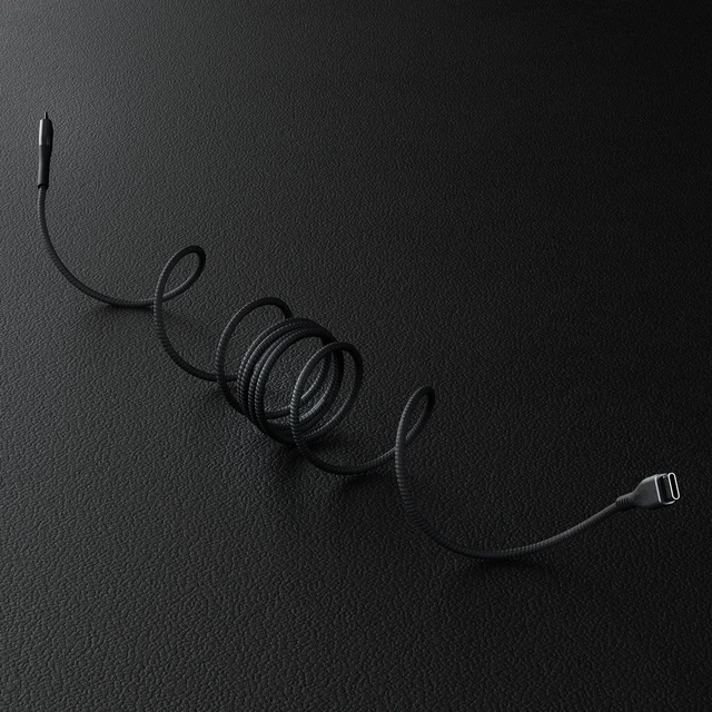 Statik Magstack Pro Sort USB-C (han) -> USB-C (han), 1 meter 