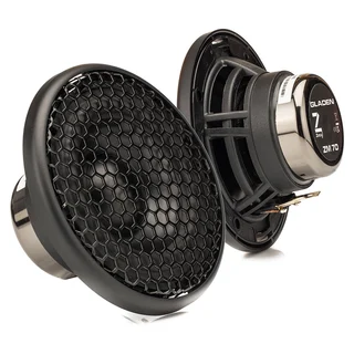 Gladen ZETA ZM 70 Silver. Mellomtoner 70mm, 80W RMS, 4 Ohm, ZETA-serien