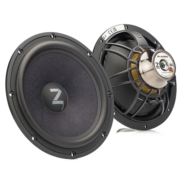 Gladen ZETA 200. 8" Basser 8", 150W RMS, 3 Ohm, ZETA-serien 
