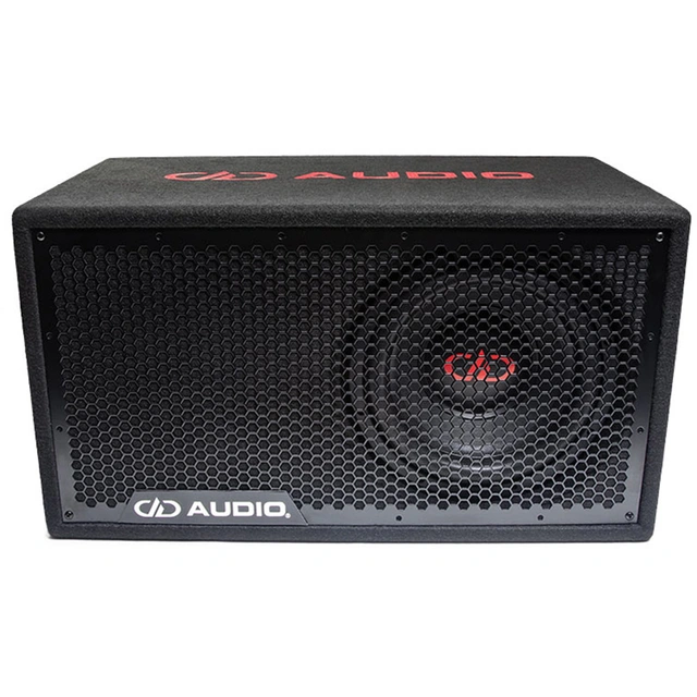 DD Audio LE-210.1a basskasse 10" i kasse, 350W RMS, 1 Ohm 