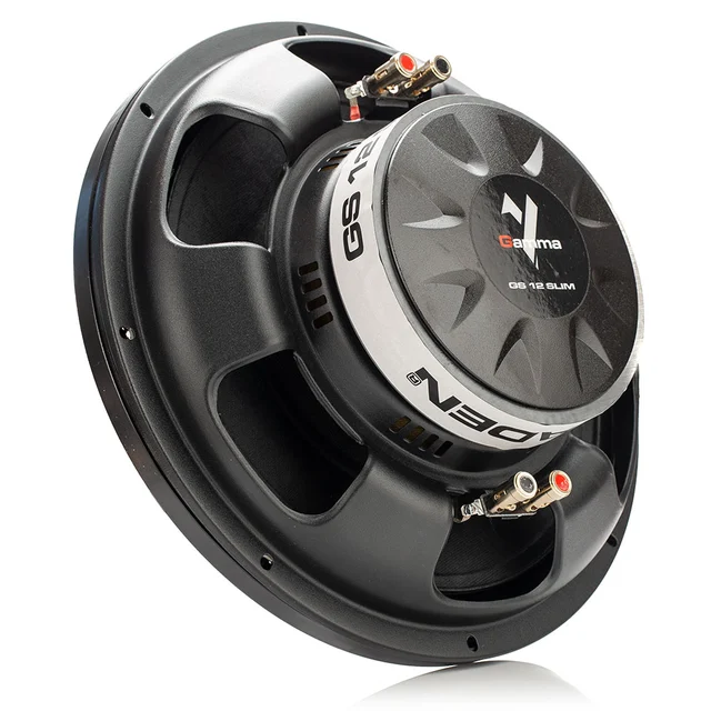 Gladen GS12-SLIM 12" Subwoofer Slim 12", 500W RMS, 2x2 Ohm 