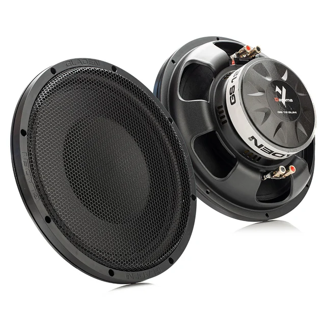 Gladen GS12-SLIM 12" Subwoofer Slim 12", 500W RMS, 2x2 Ohm 