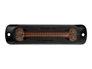 Optibeam Dark Phantom SX6 varsellys 12/24V, ECE R65 Class 2, markeringslys