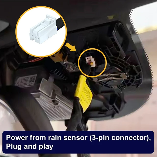 FITCAMX Integrert 4K Dashcam (foran+bak) MB GLB/EQB (2024 -->) 