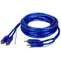 CRUNCH CRC3 RCA kabel 3 meter 3 Meter, dobbelskjermet, flettet
