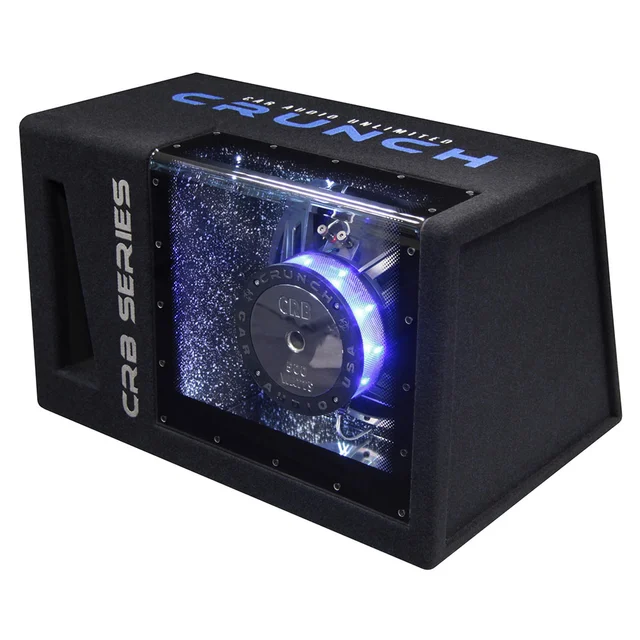 Crunch CRB501 12" Bandpass kasse 12" i kasse, 500W RMS, 4 Ohm 