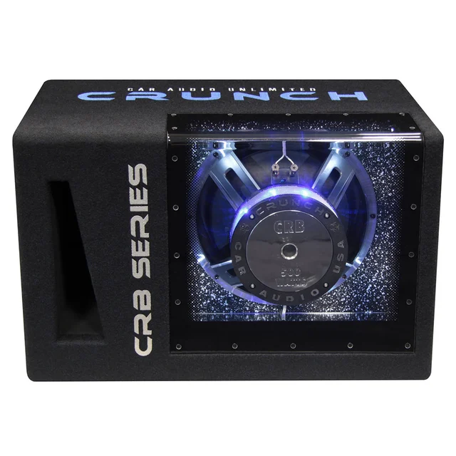 Crunch CRB501 12" Bandpass kasse 12" i kasse, 500W RMS, 4 Ohm 