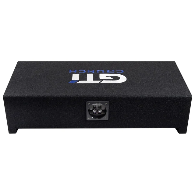 Crunch GTi200S 2x8" downfire basskasse 8" i kasse, 200W RMS, 4 Ohm 