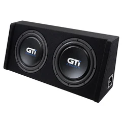 Crunch GTi300T 2x12" lukket basskasse 12" i kasse, 300W RMS, 4 Ohm