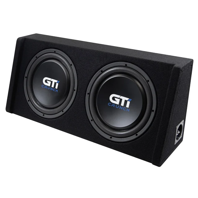 Crunch GTi300T 2x12" lukket basskasse 12" i kasse, 300W RMS, 4 Ohm 