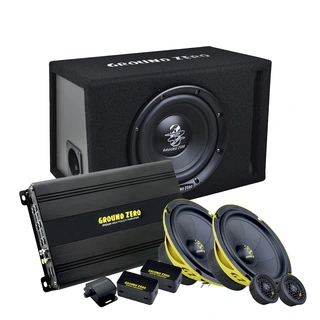 Ground Zero lydpakke GZIA135.4 / GZIC165.2SPL / GZIB 20BR