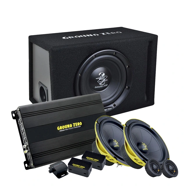 Ground Zero lydpakke GZIA135.4 / GZIC165.2SPL / GZIB 20BR 