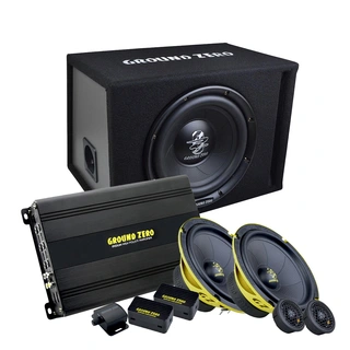 Ground Zero lydpakke GZIA135.4 / GZIC165.2SPL / GZIB 25BR