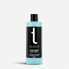 Tershine Scrubby Hårsjampo &amp; Dusjsåpe Eksotisk frukt, 0,5L