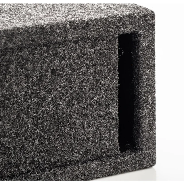 Gladen GS08-SLIM-VB portet basskasse 8" i kasse, 200W RMS, 4 Ohm 