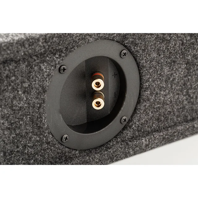 Gladen GS08-SLIM-VB portet basskasse 8" i kasse, 200W RMS, 4 Ohm 